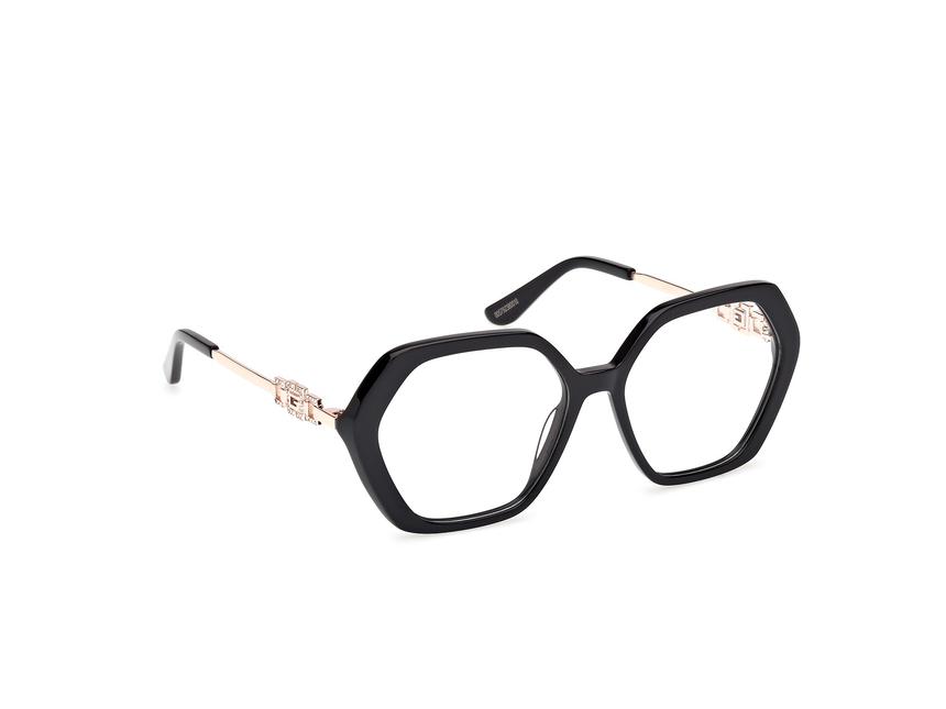 GUESS-50317/G 001 shiny black 54*15, Negro, hi-res image number 6