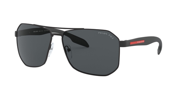 prada-sport-51vs/s dg05z1 black rubber(polar grey 62*14
