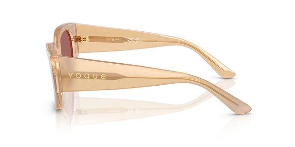 VOGUE-5641SU/S 323469 TRANSPARENT PEARL CREAM 53*18, Perla transparente, hi-res 2