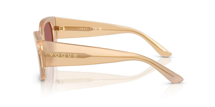 VOGUE-5641SU/S 323469 TRANSPARENT PEARL CREAM 53*18, Perla transparente, hi-res image number 2