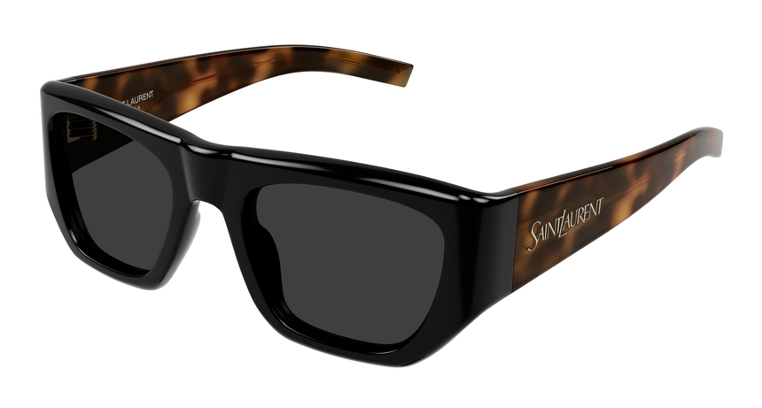 SAINT-LAURENT-SL740/S 004 BLACK-HAVANA-BLACK 52*21, Negro | Havana, hi-res image number 0