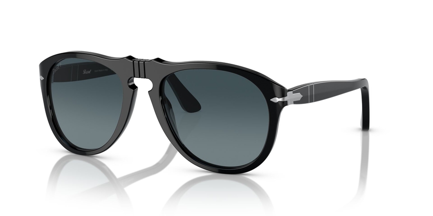 PERSOL-0649/S 95/S3 BLACK/LIGHT BLUE GRADIENT DARK BLUE 54*20, Negro, hi-res image number 0