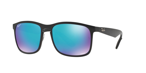 RB-4264 601S/A1 NEGRA(AZUL) 58*18, Negro, hi-res 0