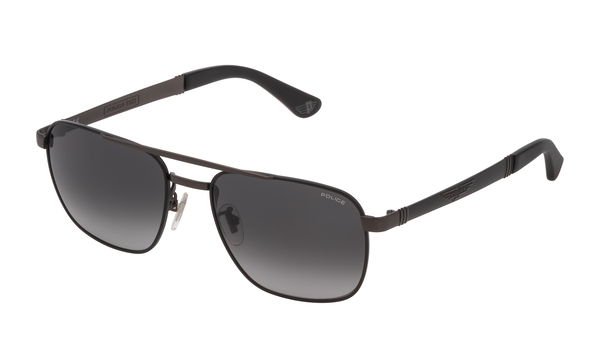 POLICE-890/S 08H5 MATT GUNMETAL(SMOKE GRADIENT 55*17, Negro, hi-res 0