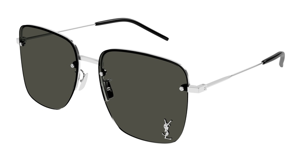 SAINT-LAURENT-SL312M/S 010 SILVER/SILVER (GREY) 58*17, Plata, hi-res 0