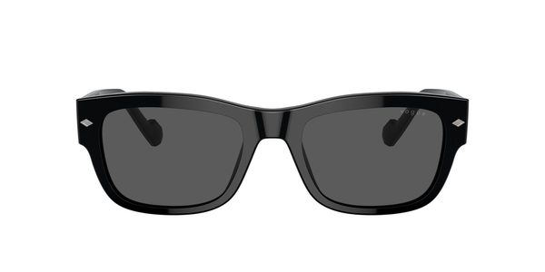 VOGUE-5530/S W44/87 BLACK(DARK GREY 55*20, Negro, hi-res 1