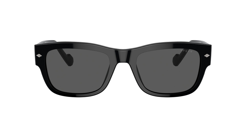 VOGUE-5530/S W44/87 BLACK(DARK GREY 55*20, Negro, hi-res image number 1
