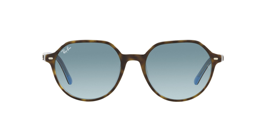 RB-2195 13163M HAVANA ON LIGHT BLUE(BLUE GRADIENT GREY 51*18, Havana, hi-res image number 1