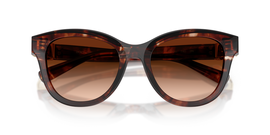 GABBANA-4533/S 322274 DARK RED HAVANA(BROWN GRADIENT 54*20, , hi-res image number 4