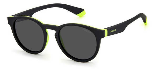 POLAROID-KIDS-8048/S 71C*M9 BLACK YELLOW(GREY POLARIZED 45*18, Negro, hi-res 0