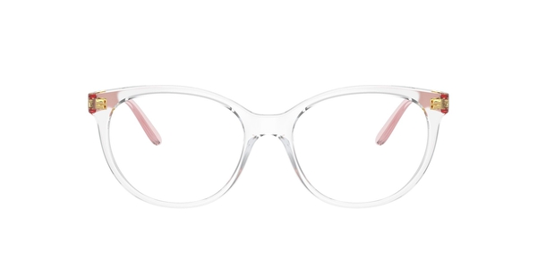 VOGUE-5552/G W745 TRANSPARENTE/ROSA PALO 51*17, Transparent, hi-res 1