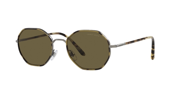 armani-6112j/s 300373 matte gunmetal(dark brown 52*21