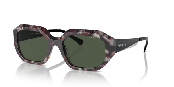 VOGUE-5554/S 31499A GREY TORTOISE(DARK GREEN POLAR 54*18, Gris havana, hi-res 0
