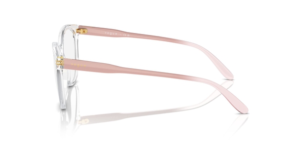 VOGUE-5552/G W745 TRANSPARENTE/ROSA PALO 51*17, Transparent, hi-res 2