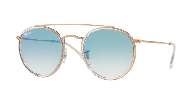 RB-3647N 90683F COPPER(CLEAR GRADIENT BLUE 51*22, Dorado, hi-res 0