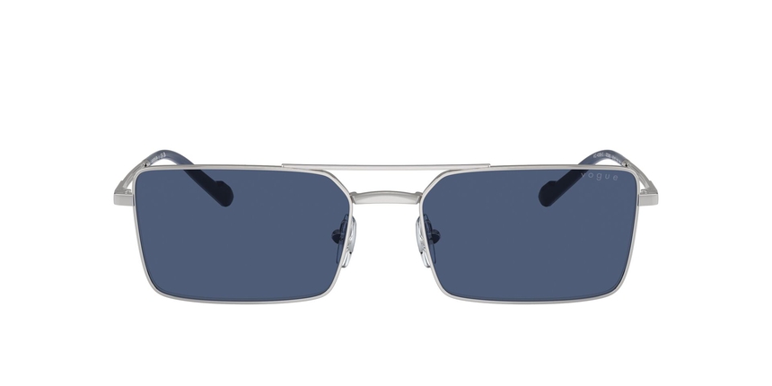 VOGUE-4309/S 323/80 SILVER(DARK BLUE 55*18, Plata, hi-res image number 1