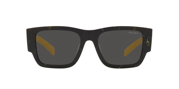 PRADA-10ZS/S 19D5S0 BLACK/YELLOW MARBLE(DARK GREY 54*20, Negro/Amarillo, hi-res 1