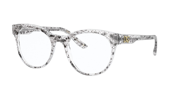GABBANA-3334/G 3287 BLACK LACE 52*20, Blanco-Gris-Negro, hi-res 0