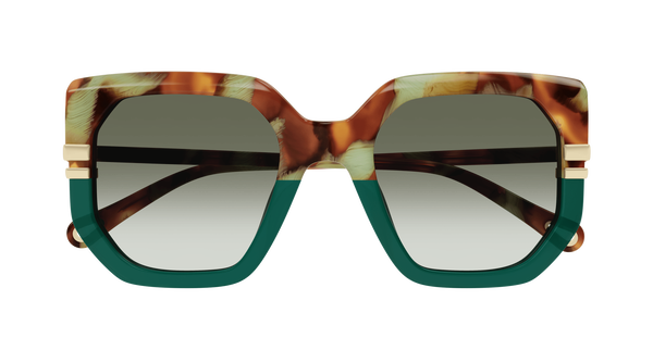 CHLOE-0240S/S 005 HAVANA (GREEN) 53*23, Verde | Havana, hi-res 1