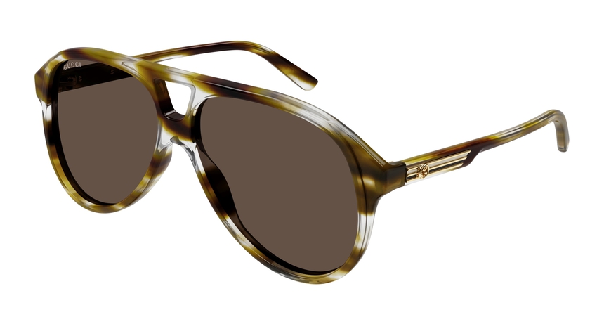 GUCCI-1286S/S 003 HAVANA(MARRON 59*12, Havana, hi-res image number 0