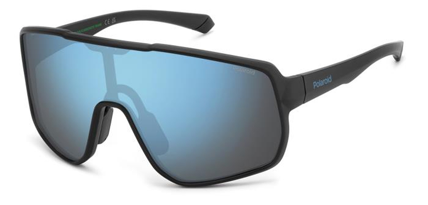 POLAROID-7060/S/S 003*5X MATTEBLACK(BLUEMIRRORPOLARIZED 99*1, , hi-res image number 0