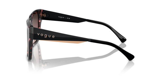 VOGUE-5553/S 3148E2 RED TORTOISE(BROWN GRAD PURPLE GRAD BLACK 54*19, Rojo havana, hi-res 2