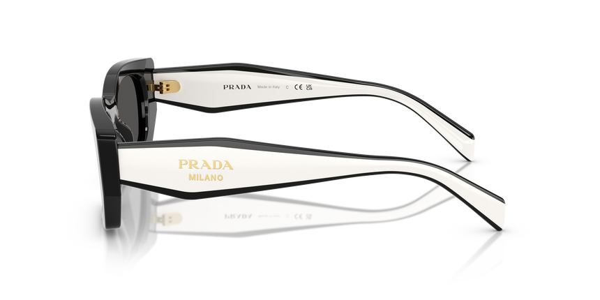 PRADA- B05S/S 09Q08Z BLACK(DARK GREY 53*19, Negro, hi-res image number 2