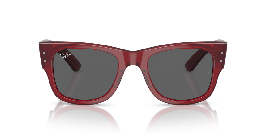 RB-0840S 6679B1 TRANSPARENT RED(DARK GREY) 51*21, Rojo transparente, hi-res image number 1