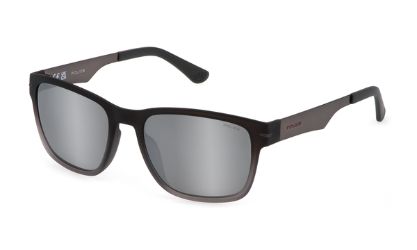 POLICE-L09/S 7P1X GREY GRAD.GREY(SMOKE/MIRROR SILVER 56*19, Gris, hi-res 0