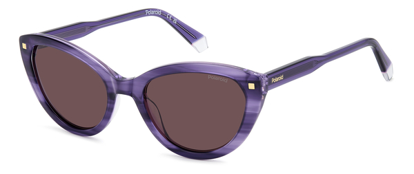 POLAROID-4175/S/X/S HKZ*KL VIOLET HAVANA(VIOLET POLARIZED 54*19, Violeta Havana, hi-res 0