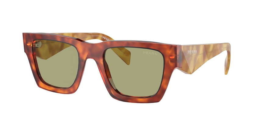 PRADA-A06S/S 11P60C COGNAC TORTOISE(GREEN 50*21, Havana, hi-res image number 0
