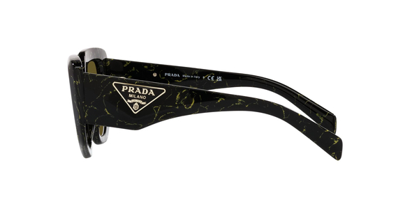 PRADA-14ZS/S 19D01T BLACK/YELLOW MARBLE(DARK BROWN 50*18, Negro | Amarillo, hi-res 2
