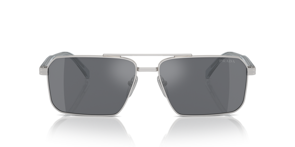 PRADA-A57S/S 1BC175 SILVER/DARK GREY FLASH SILVER 61*15, Plata, hi-res 1