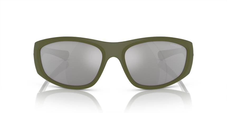 ARNETTE-4331 29246G MATT MILITARY/ALUMINA LT GREEN(LIGHT GREY MIRROR SILVER 80 64*18, Negro, hi-res image number 1