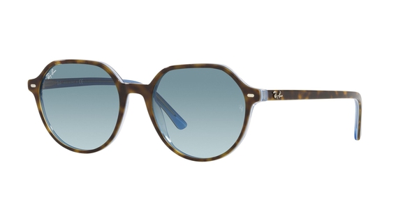 RB-2195 13163M HAVANA ON LIGHT BLUE(BLUE GRADIENT GREY 53*18, Havana, hi-res 0