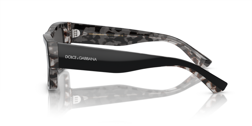 GABBANA-4451/S 340387 BLACK ON GREY HAVANA(DARK GREY 55*15, Negro | Gris Havana, hi-res image number 2