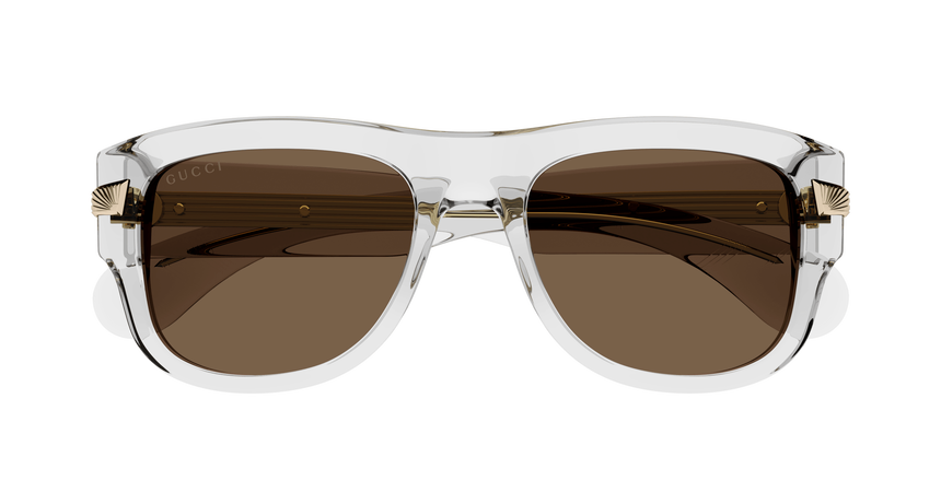 GUCCI-GG1517S/S 004 CRYSTAL (BROWN) 54*19, Transparente, hi-res image number 1
