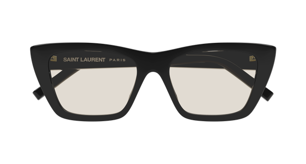 SAINT-LAURENT-SL276/S 038 BLACK-BLACK-YELLOW 53*16, Negro, hi-res 1
