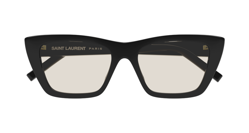 SAINT-LAURENT-SL276/S 038 BLACK-BLACK-YELLOW 53*16, Negro, hi-res image number 1