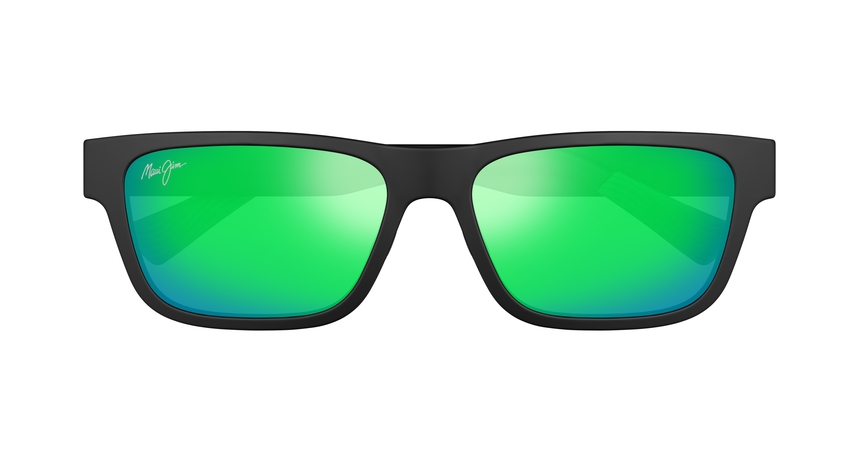 MAUI-JIM-KEOLA/S MJ628-02 MATTE BLACK (GREEN 57*16, Negro mate, hi-res image number 1
