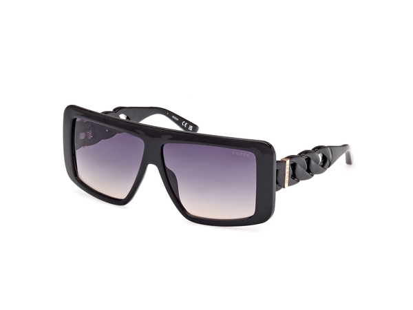 GUESS-00109/S 01B shiny black 60*10, Negro, hi-res 0