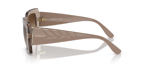 VOGUE-5481/S 299013 TRANSPARENT CARAMEL(GRADIENT BROWN 52*21, Caramelo transparente, hi-res 2