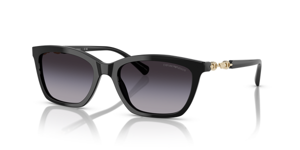 EMPORIO-4238/S 50178G SHINY BLACK(GREY GRADIENT 54*18, Negro, hi-res 0