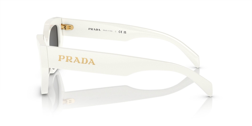 PRADA-A09S/S 1425S0 TALC(DARK GREY 53*18, Blanco, hi-res image number 2