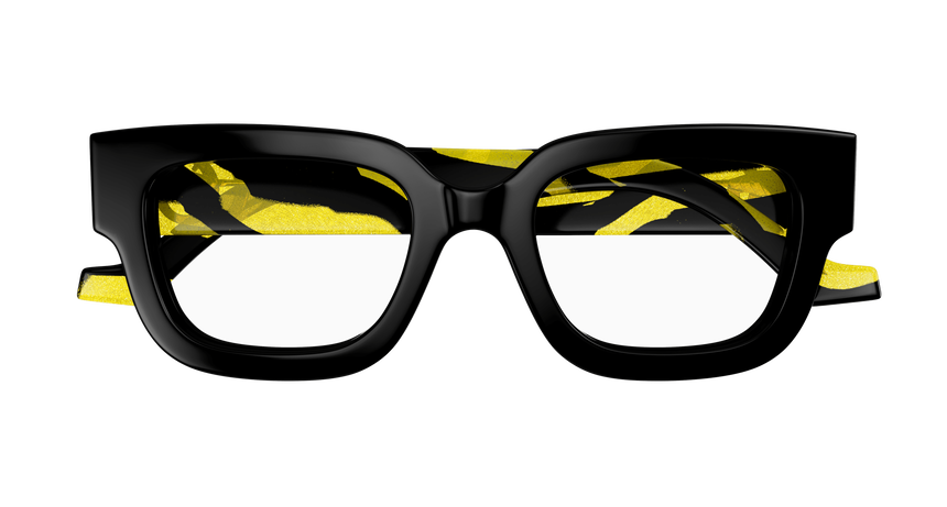 GUCCI-1548O/G 006 BLACK 52*21, Negro | Amarillo, hi-res image number 1