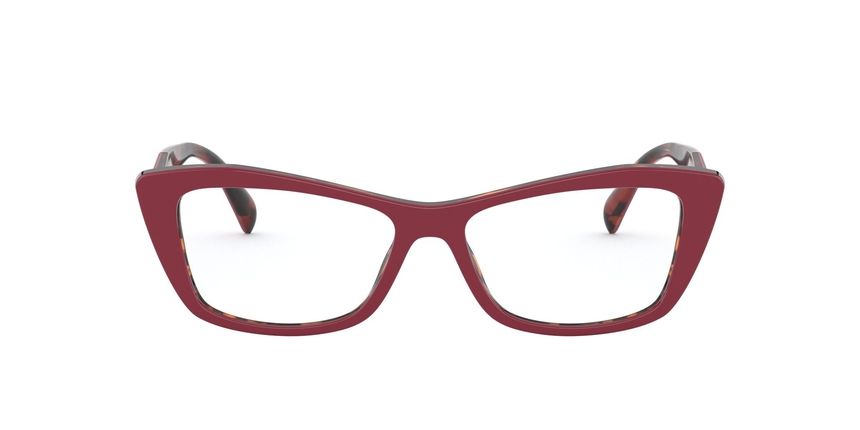 PRADA-15XV/G 07C1O1 RED/HAVANA 53*15, , hi-res image number 1
