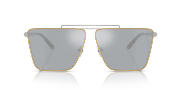 VERSACE-2266/S 15141U GOLD/SILVER(BLUE MIRROR SILVER 64*11, , hi-res 1