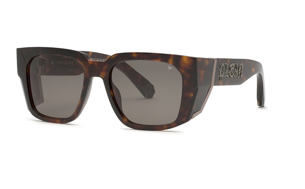 philipp-plein-spp130m/s 0722*3 shiny dark havana(green 54*19