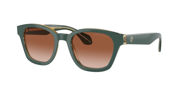 armani-8207/s 608613 top green/transparent olive(gradient brown 50*21