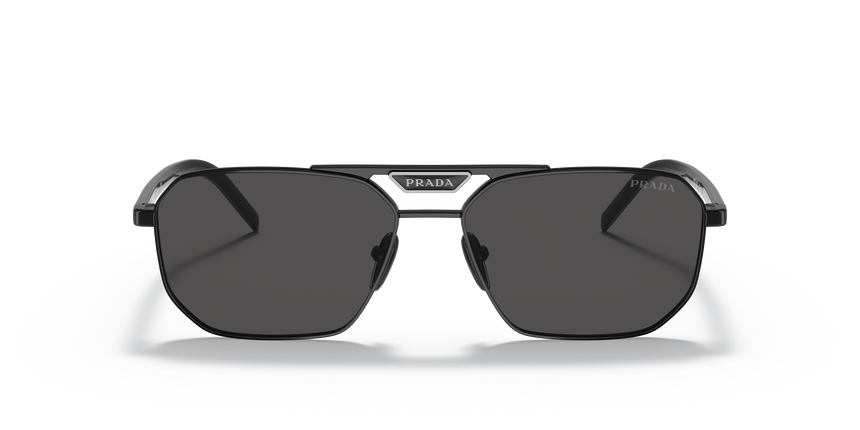 PRADA-58YS/S 1AB5S0 BLACK (GREY 57*15, , hi-res image number 1